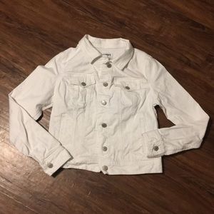 White denim jacket